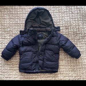 BabyGap boys navy puffer coat size 2T toddler